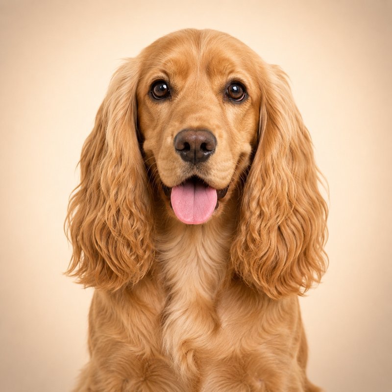 Cocker Spaniel dog portrait